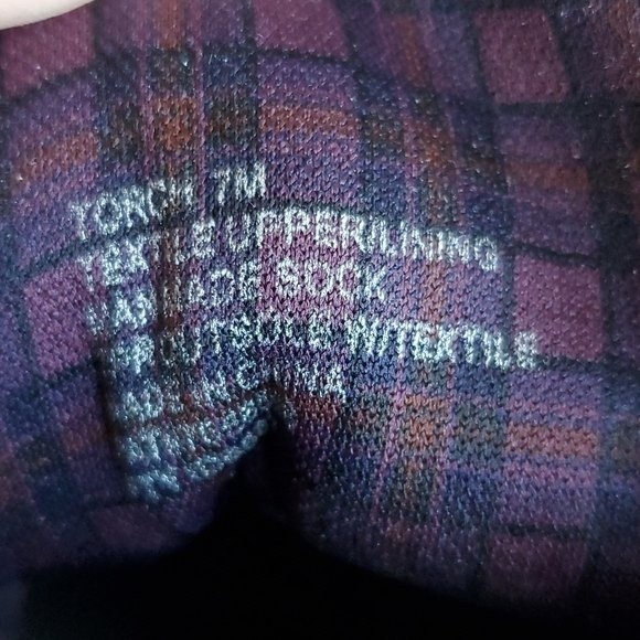 Madden Girl Torch Faux Suede Boots Black Fabric 3" Wrapped Heels Size 7 - Picture 5 of 7